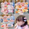 Cartoon Plush Hairpins for Kids - Cute Autumn/Winter Clips for Baby Girls, Korean Princess Style