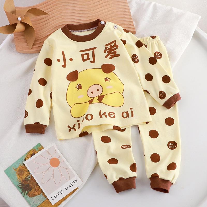 Pure Cotton Baby Boys' Autumn Trousers and Underwear Set