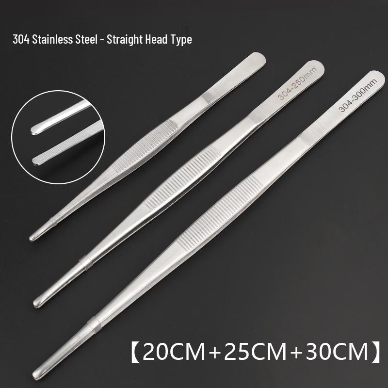 Extra Long Stainless Steel Tweezers for Aquatic Plants and Turtle Feeding