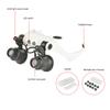 Headband Head Magnifier 8 Lens LED Light Jeweler Watch Loupe Magnifying Glasses