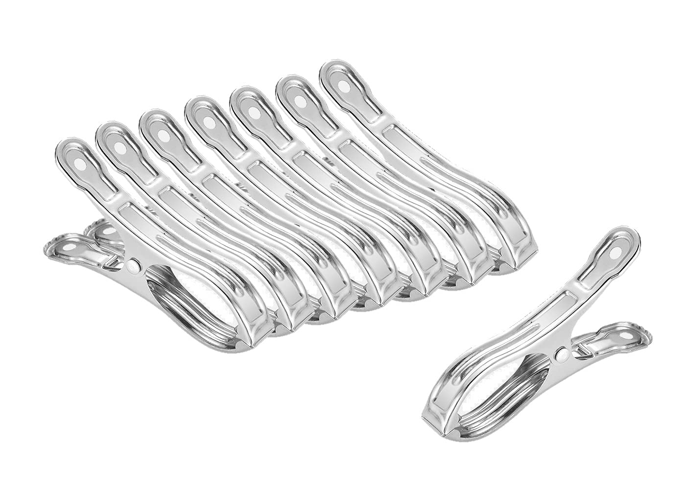 

ASK Нержавеющая сталь Упаковка Ржавчина Прачечная В помещении На открытом воздухе 6 Прищепок типа А, Средние, 9 см, 20, Зажимы, Щипок, Устойчивые, Прочные, Ветрозащитные,