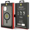 Etui Do iPhone 14 Plus Ferrari Translucent MagSafe Czarny