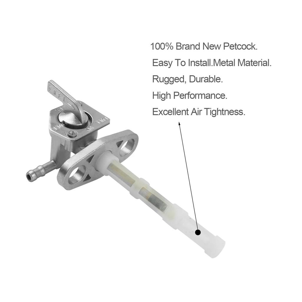 KVKMGDEK Gas Fuel Tank Switch Fuel Pet Cock Valve CRF50F CRF70F CRF80F CRF100F CRF150F
