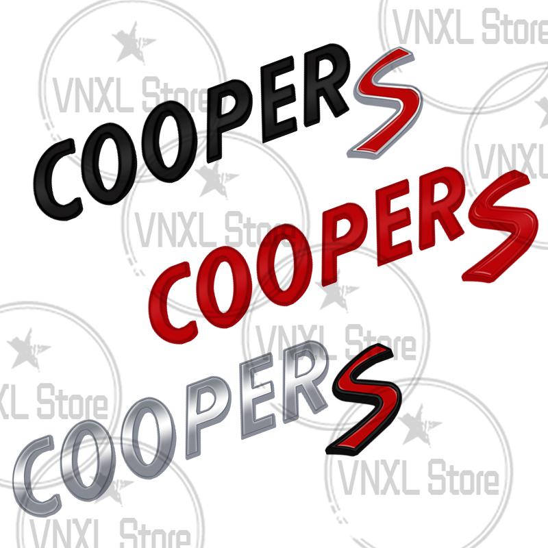 Car-Styling Metal COOPER SD Emblem Car Trunk Body Stickers For Mini Cooper S JCW R55 R56 R57 R58 F54 F55 F56 F57 F60 Countryman