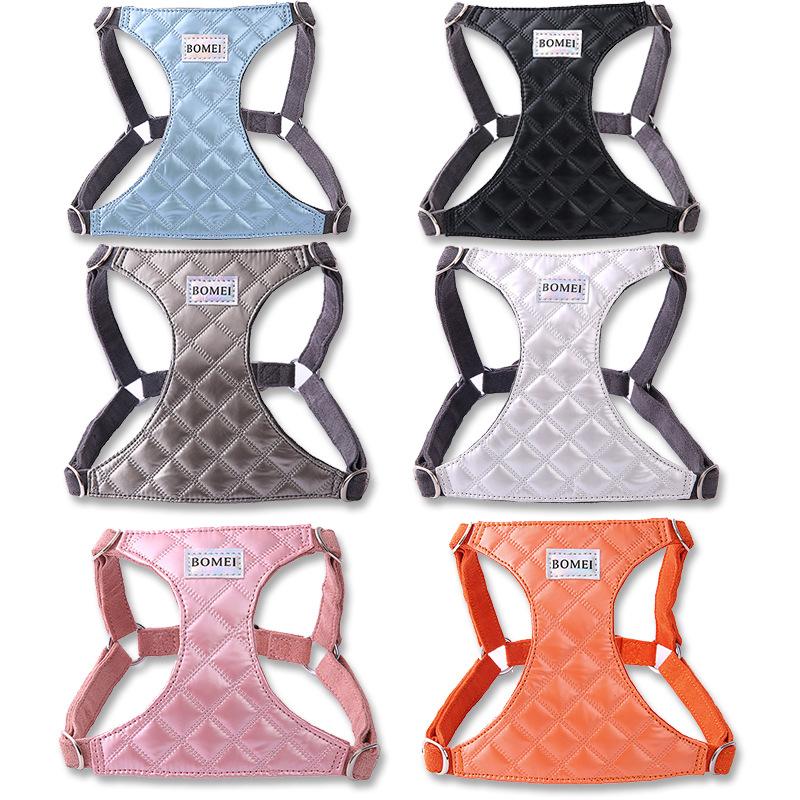 Small Dog Harness Vest Bright Style Pet Vest Harness Comfortable Adjustable Pet Harness for Teddy Pomeranian Pet Supplies