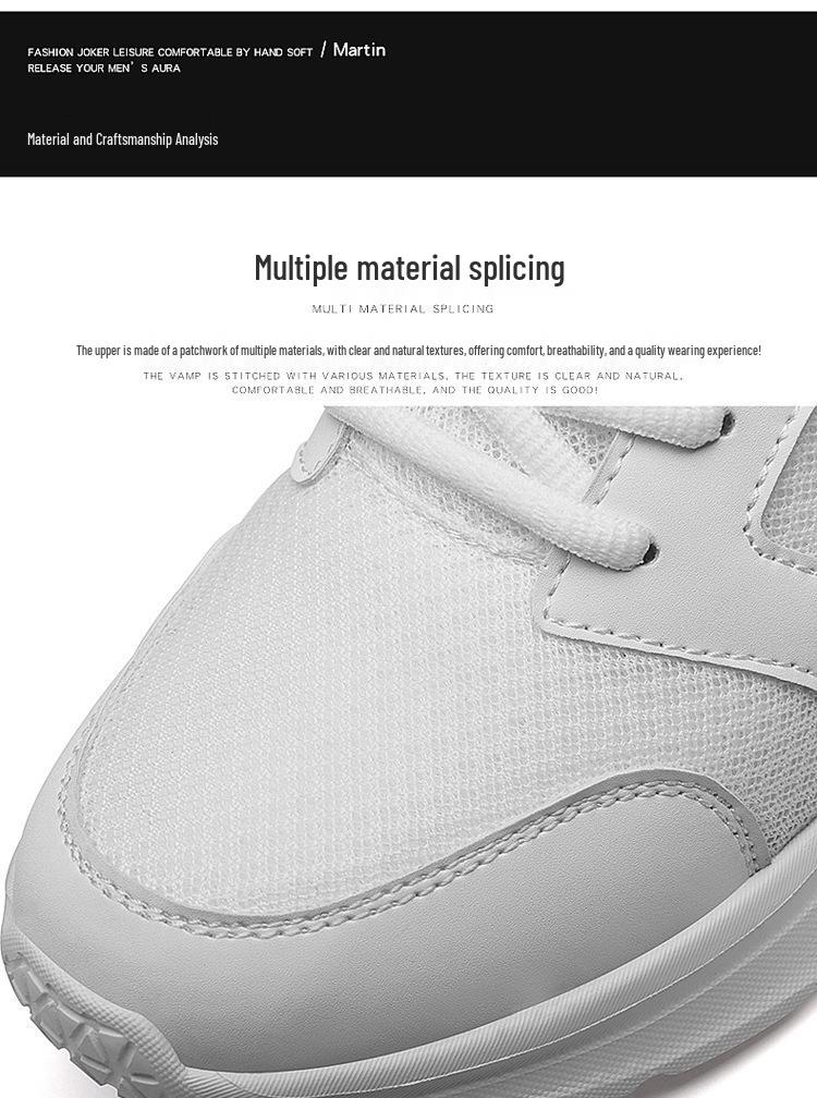 Men's Invisible Height-Increasing Shoes: 8cm, 10cm New Trendy Summer Breathable Thick Bottom Sports Shoes