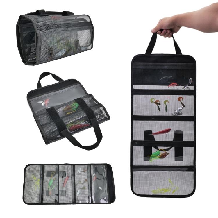 Fishing Long Vertical Jigs Case Metal Jigs Lure Fishing Baits Bag Waterproofs Tool Pockets Bag Fishing Lure Organizers