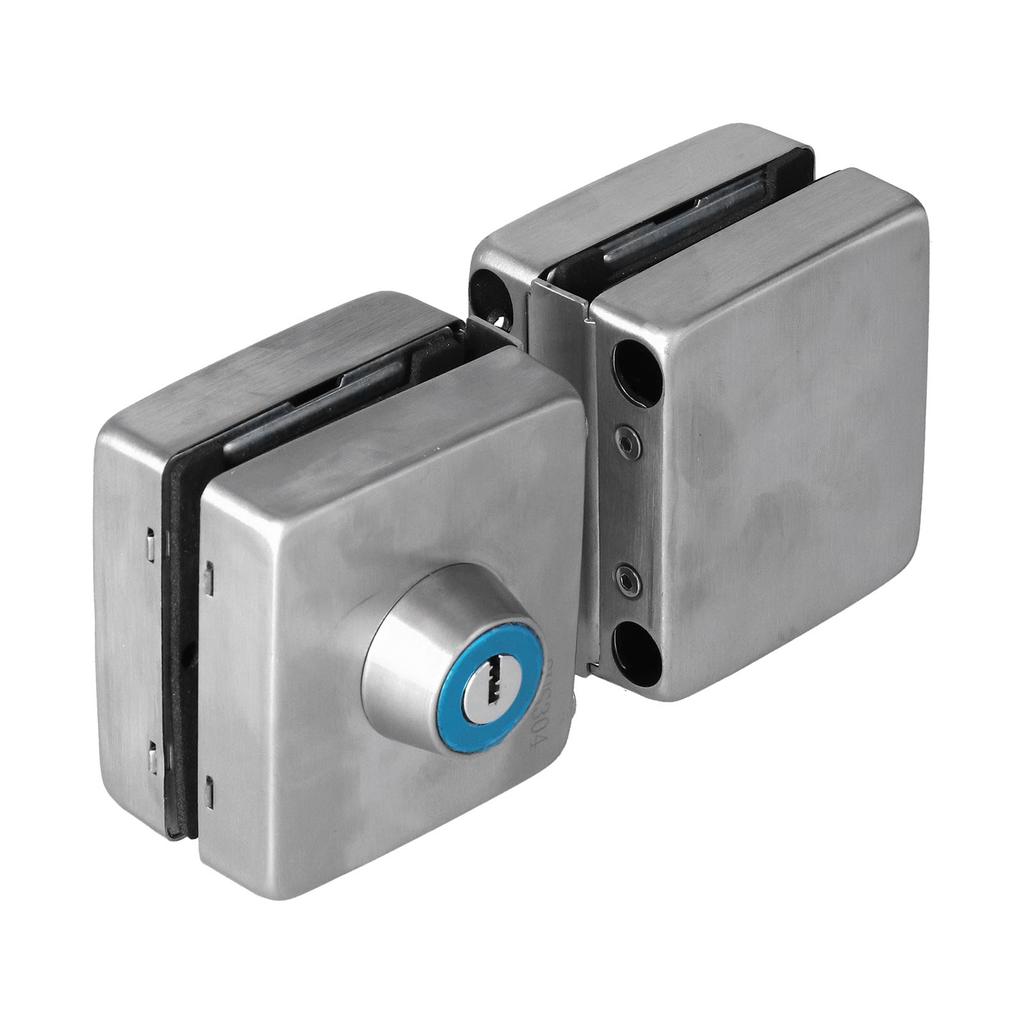 2PCS Push Sliding Gate Lock Split Safety Knob Stain Resistant Stainless Steel Glass Door Lock