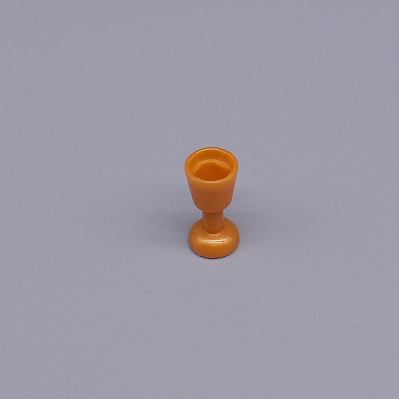 Domestic Small Particle 6269 2343 High-Legged Wine Glass Minifigure Building Block Accessories, 50g