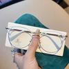 Round Shape Glasses Frame Women Fashion Stylish Blue Light Blocking Glass Women  Frame Eyeglasses
