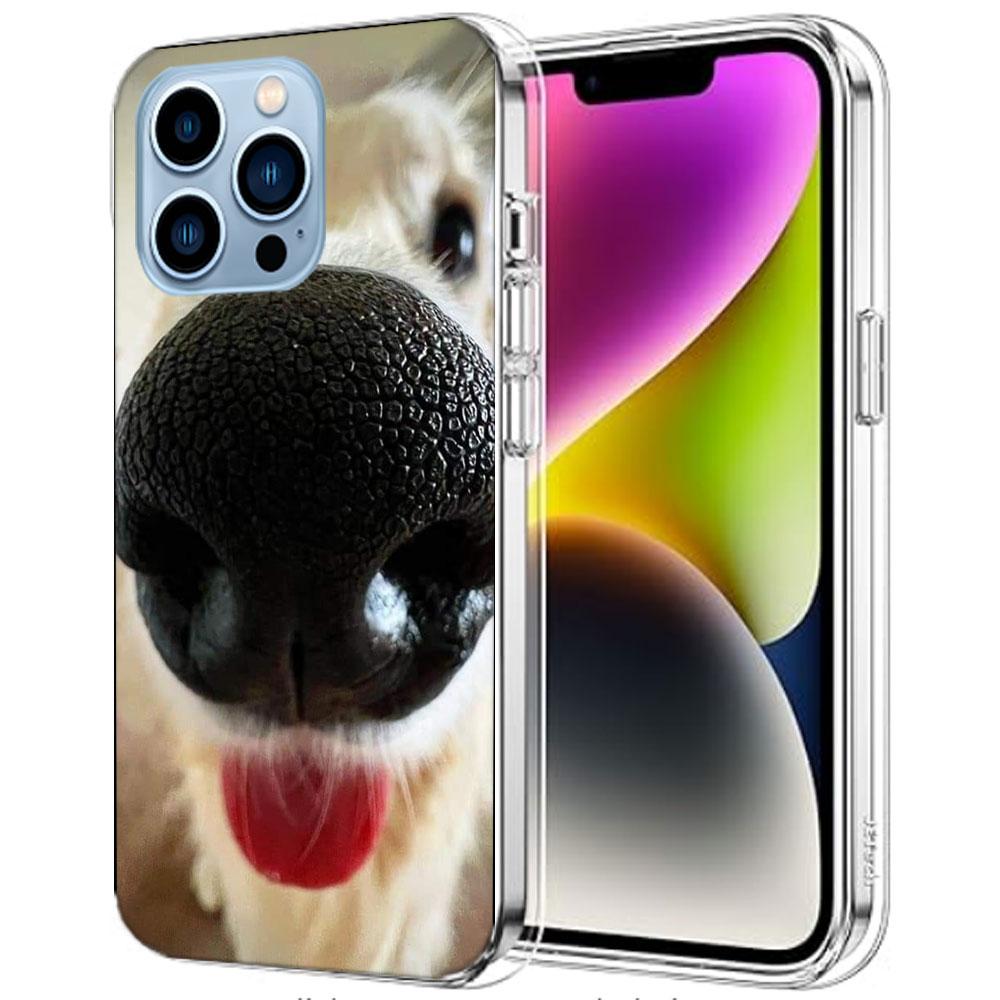 Show You its Cute Dog Nose Cases Phone Case For Iphone 17E 16E 17 Air 16 Pro Max 15 Pro 14 Plus 11 13 12 Mini Cover Cases Compat