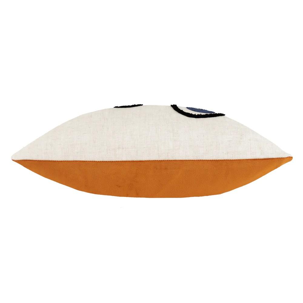 Furn Cleo Embroidered Woven Linear Cushion Cover