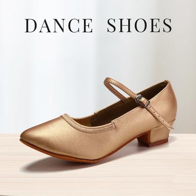 Größe 30-41 Niedriger Absatz Moderne Tanzschuhe Damen Tanzschuhe mit Absatz 3,5CM Moderne Gesellschaftstanzschuhe