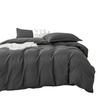 Husă de pilota Queen Size - Set de husă de pilota Queen prespălată moale, Husă de pilota cu închidere cu fermoar și cearceaf plat și tapete de pernă