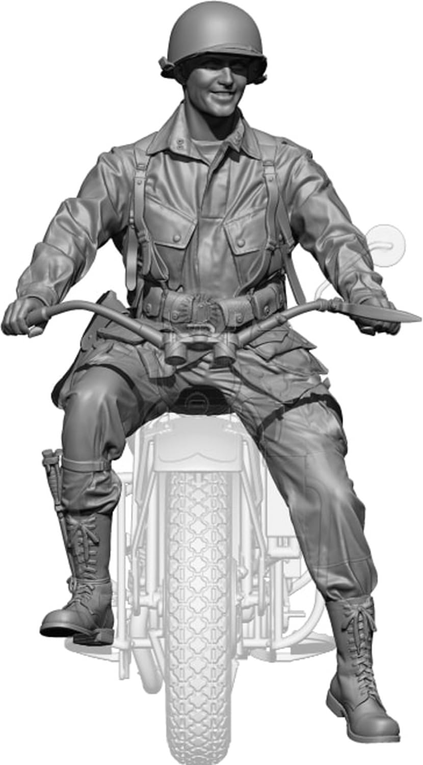 

H3 Model 1/35 WWII US Airborne Division Iron Horse Rider (Figure Only) 3D Printer Kit HS35108 (Human)