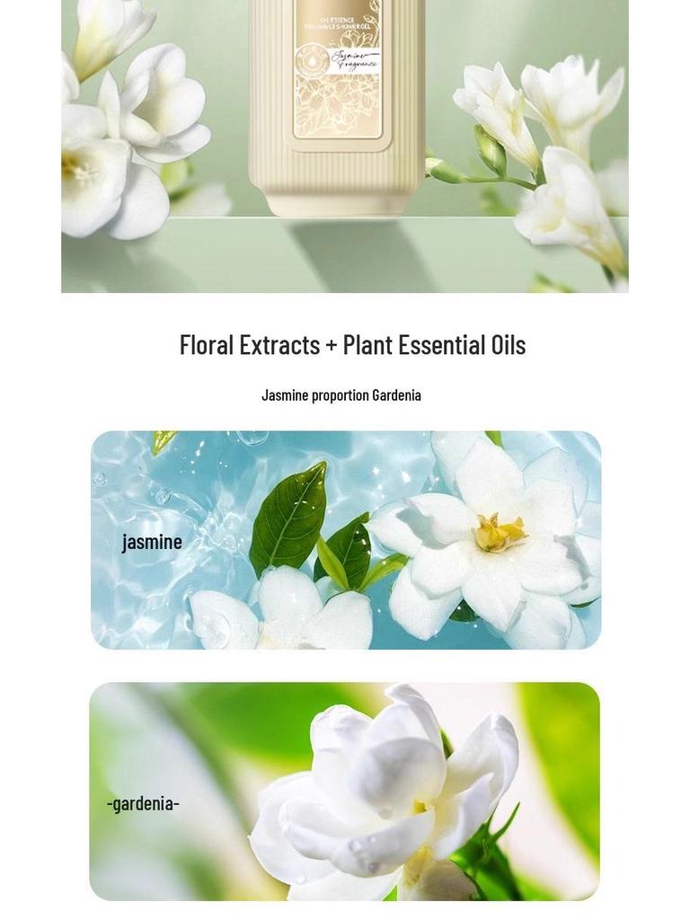 Three Lives Flower Essential Oil Shampoo & Body Wash: Anti-Dandruff, Anti-Itch Conditioner for Women, Softening Fragrance