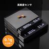 MHW-3BOMBER Mini Coffee Scale, Digital Drip Scale, High-Precision Weighing Instrument with 0.1g Accuracy, 0.3g-2000g Measurement Range, and Timer