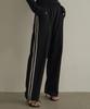 5OML Lace Wide Sweatpants (Black)