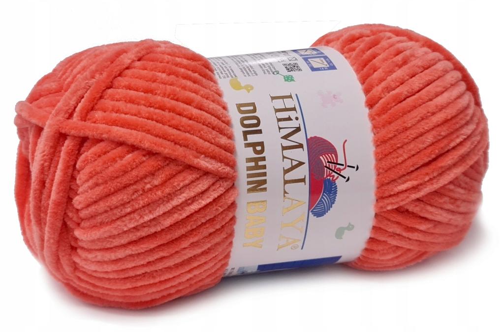 Himalaya chunky yarn dolphin baby coral 80312