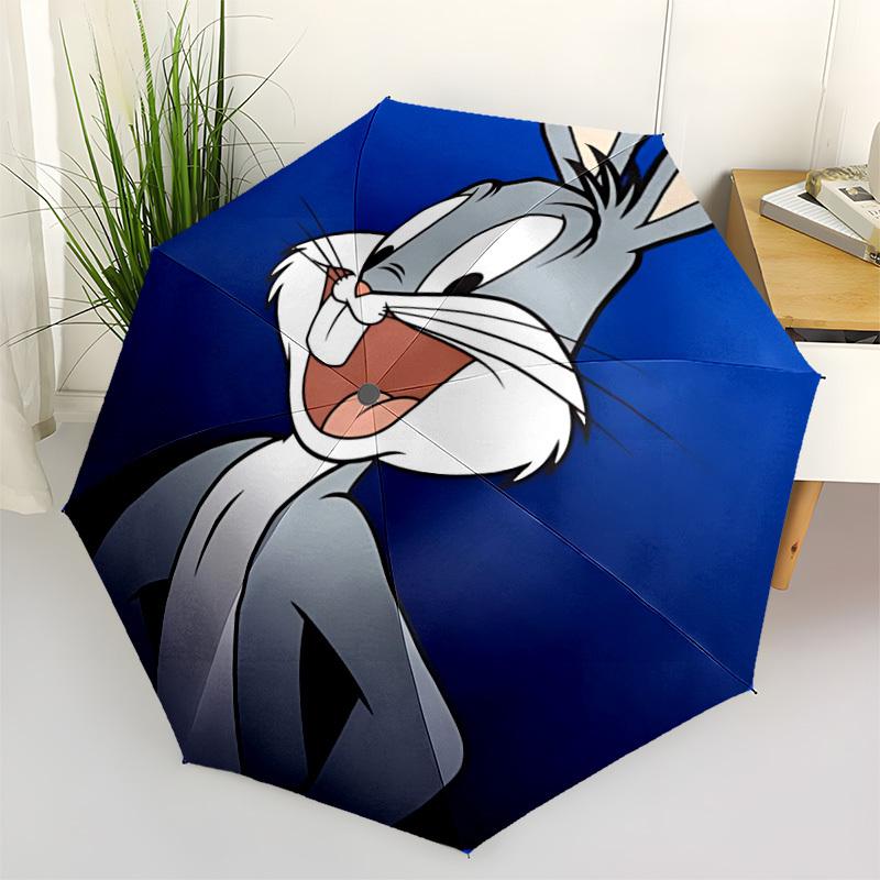 

1pc Bugs Bunny Automatic Open/Close Umbrella - 8-Rib Stability - All-Season Everyday & Formal Use, Fashion Lovers yy251022039