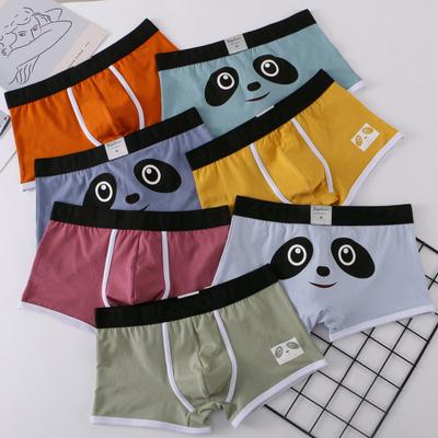 Mutandine da uomo alla moda di alta qualità, biancheria intima più recente, boxer da uomo in cotone traspirante, stampa personalizzata con panda carino