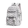 Schoolbag Salt Linen Yarn Texture Star Printing Casual American Backpack Junior High School Sports Student Class Sports Bag