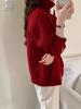 Women's Autumn Elegant Wool Knit Cardigan - Soft, Loose, Fashionable Style