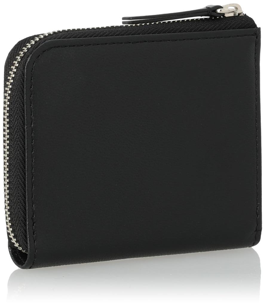 Gione Flip Zip Mini Wallet with PG502ALP BLACK L-Shaped Zipper, Anti-Skimming,