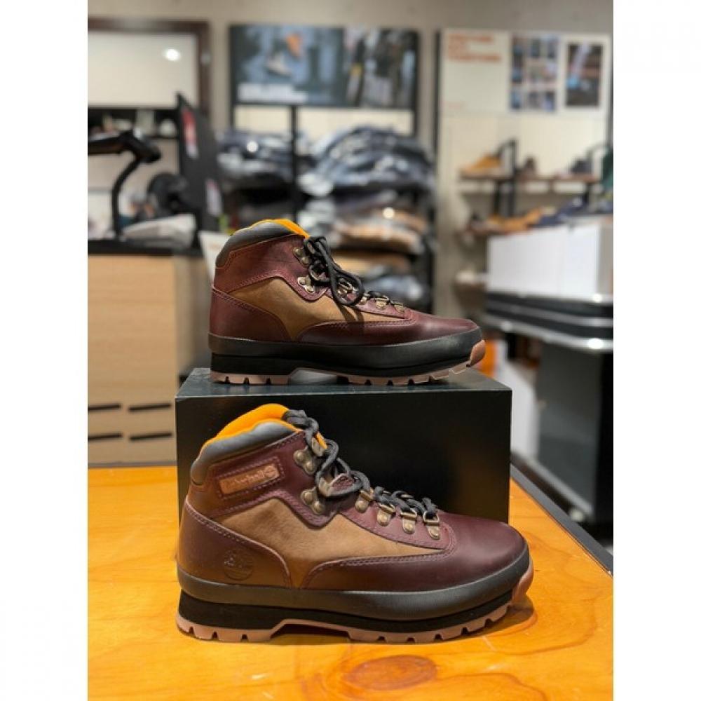 Timberland Mario Men S Eurohiker Waterproof Work bootS Dark Brown