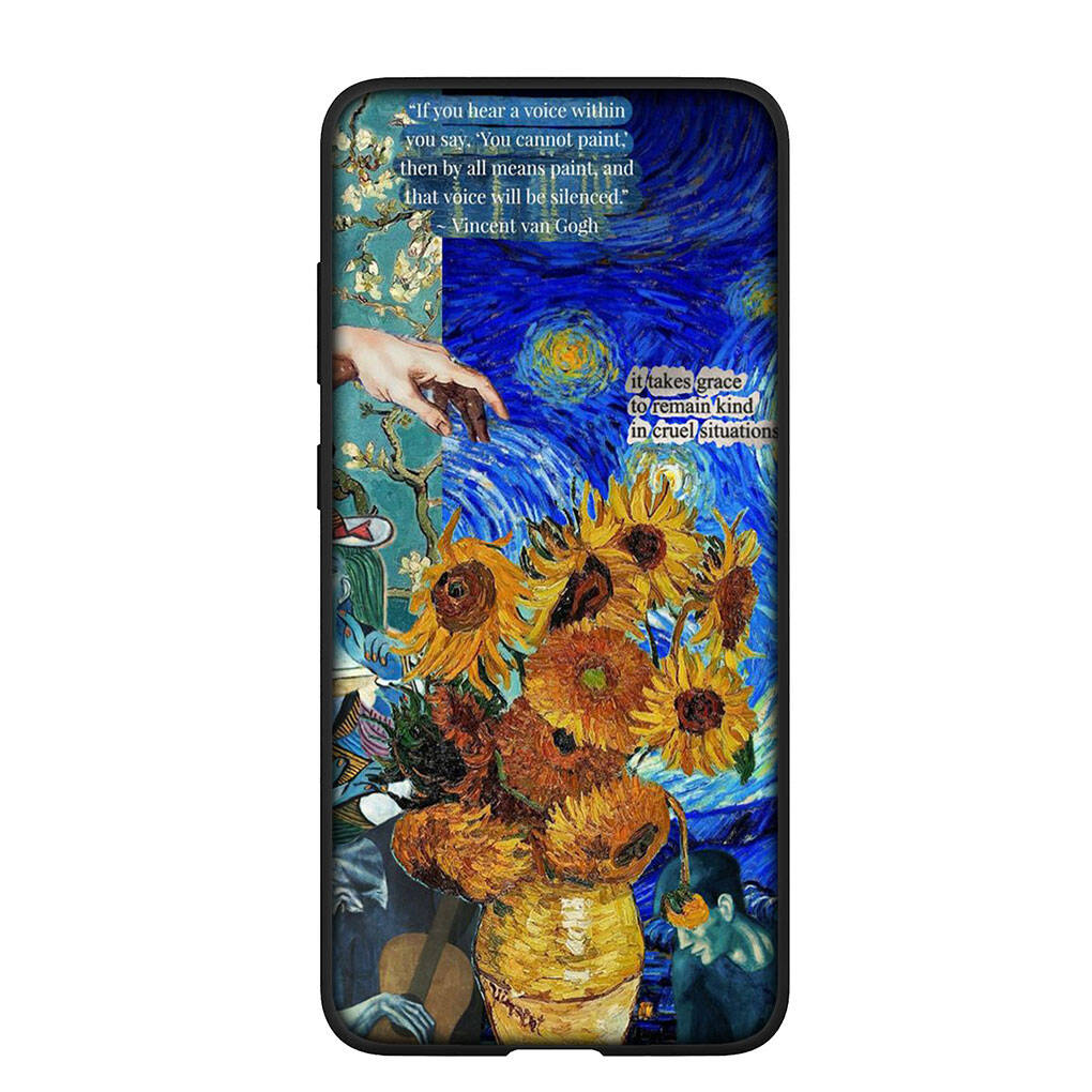 Phone Case for Samsung Galaxy S25 S23 S22 S24 Ultra FE A05 A06 A15 A16 A36 A37 A35 A54 A24 A52 A55 A56 A57 A25 A26 A53 A17 Starry Night Van Gogh Cover