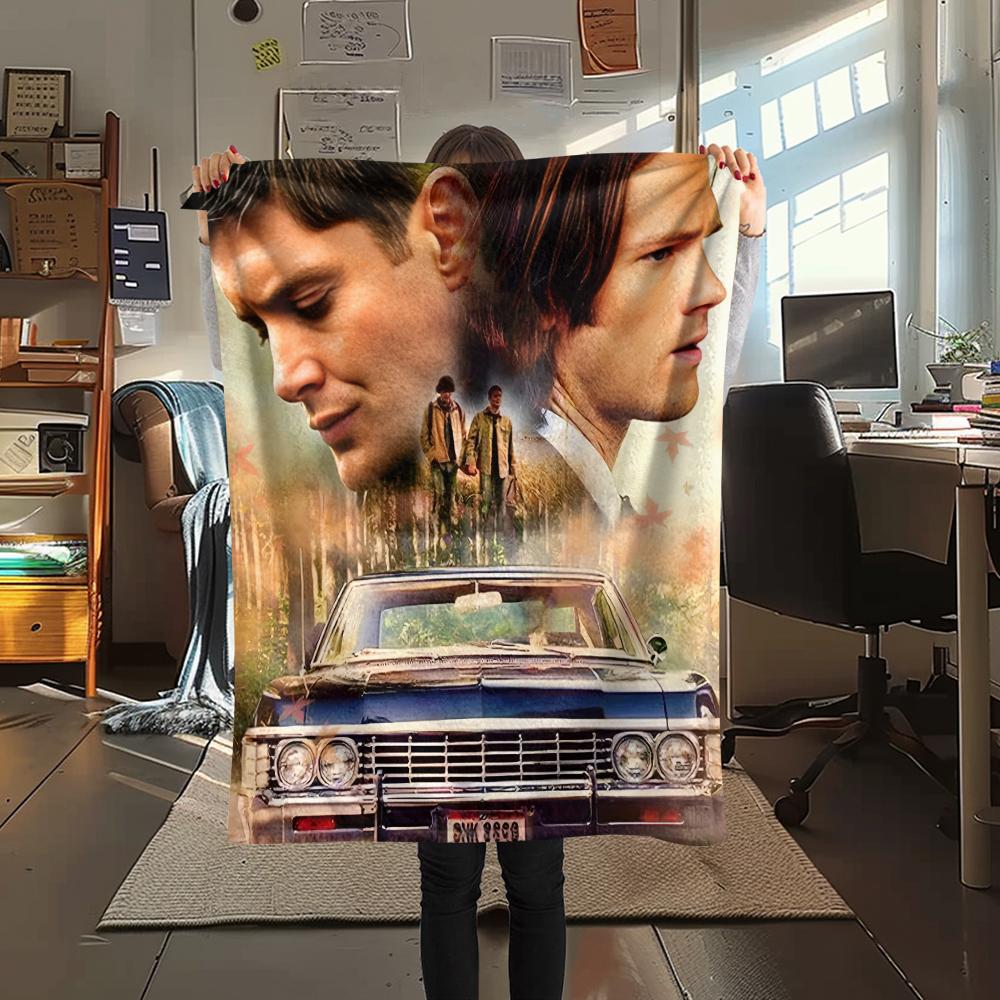 1 Stück Flanelldecke mit übernatürlichem Aufdruck, Hohe Qualität für alle Jahreszeiten, Heimdekoration, Wärme und Komfort, Perfekt für Weihnachtsgeschenke