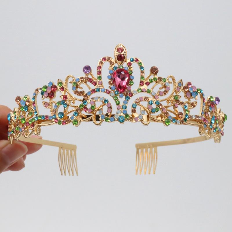 Crystal Crowns And Tiaras With Comb Headband For Girl Or Women Birthday Party Wedding Prom Bridal Christmas Valentine