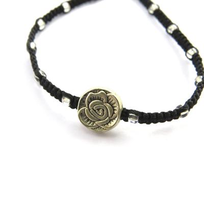 [M8124] - Black 'Altai' Ethnic Bracelet