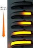 Suzuki Door Mirror Sequential Turn Signals, Clear LED, Flowing Turn Signals for Jimny, Jimny Sierra, Swift, Spacia, Solio, Wagon R, etc.