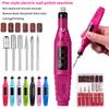 Professional Strong Function Nail Drill Machine Set Electric Nail Sander Gel Polish Remover Tool Driller Manicure Nail Accessory