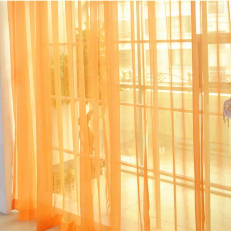 1 Pc White Tulle Modern Sheer Curtains Window Curtains for Living Room Bedroom Dining Decor Semi Blackout Rideaux Voilage