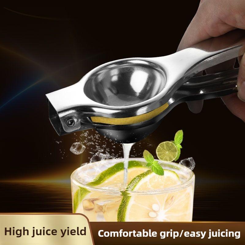 Home 304 Stainless Steel Manual Juicer for Squeezing Lemon Juice A Household Hand Pressed Orange Clip Mini Small Juicer Portable