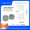 6mm Inner Bore PU-Coated Silent Guide Roller Pulley Bearing (696/606/626)
