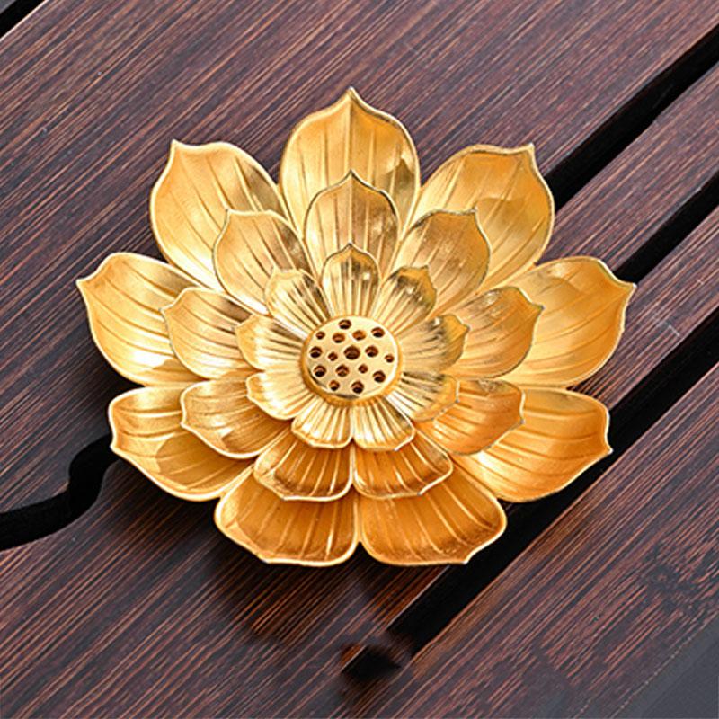 1Pcs Porous Lotus Zen Line Incense Insertion Incense Holder Sandalwood Burner Lncense Plate Tray Retro Home Decorations 7