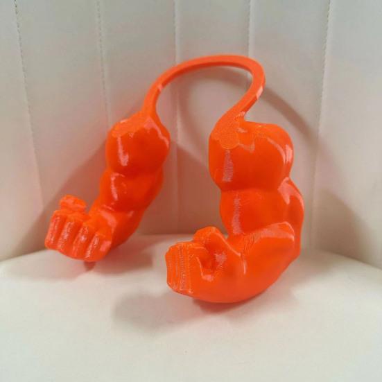 Cat Muscle Arm Costume Funny Cat Neck Arm with Muscle 3D Printed Cat Arm Prop for Parties Photos Entertainment