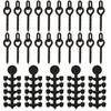 Reliable Carp Stopper Set with 50 Hook Stops Beads and 20 Boilies Bait Screws
