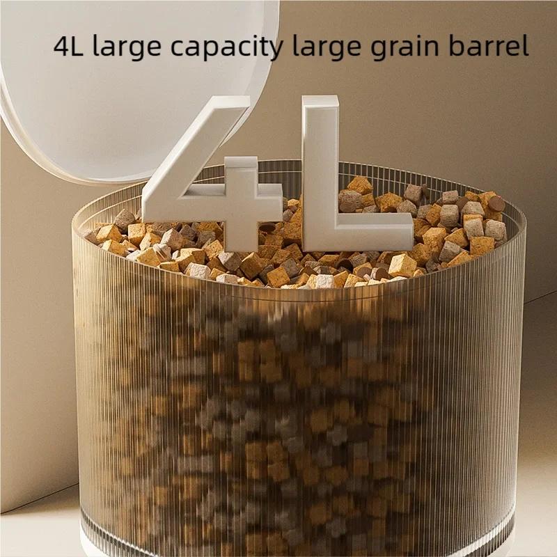 4L Smart Pet Feeder Automatic WiFi Enabled Intelligent Food Dispenser for Cats And Dogs with Button Control