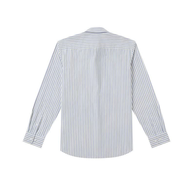 HAZZYS Men's Brushed Cotton Striped Long Sleeve Casual Shirt