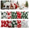 Christmas Throw Pillow Cover Winter Holiday Pillowcase for Sofa Decoration /