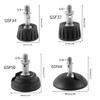 Rubber Tripod Foot 34/37/50/68mm Universal Tripod Foot Pad 360 Degree Rotating