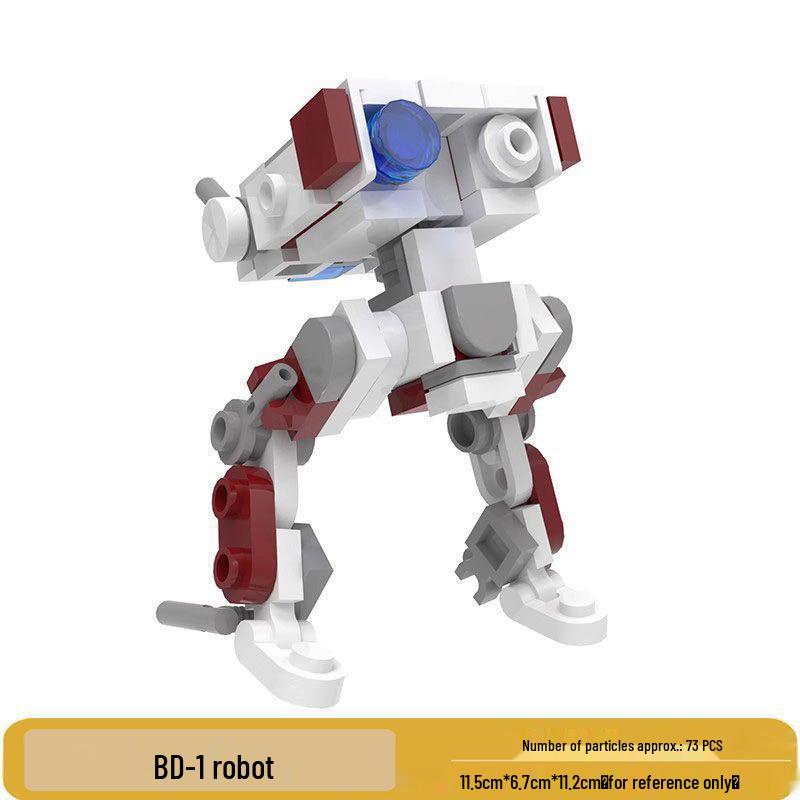 BD-1 Robot Model Building Blocks - Compatible with Lego Star Wars, Educational Toy