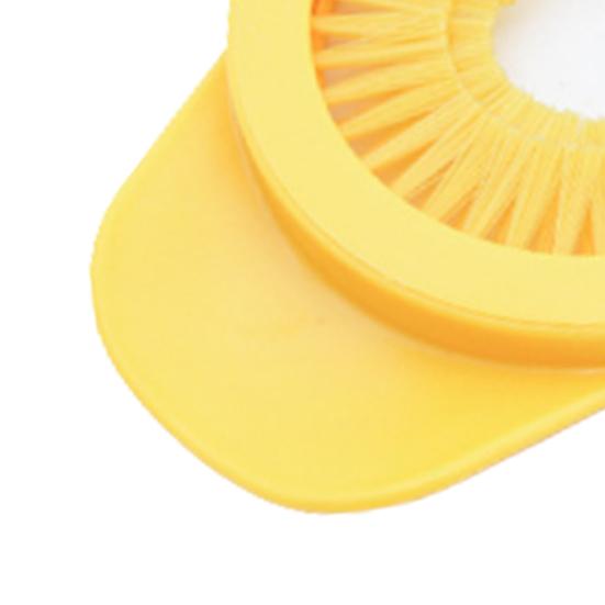 Efficient Fruit Brush Multipurpose Plastic Corn Yam Radish Wash Brush for Home