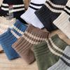 Men's Four Seasons Double Stripe Japanese Style Low-Cut Sporty Socks