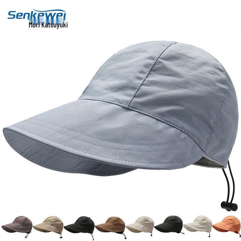 

Женская быстросохнущая шляпа от солнца 2024: Бейсболка и панама в стиле знаменитостей Adjustable