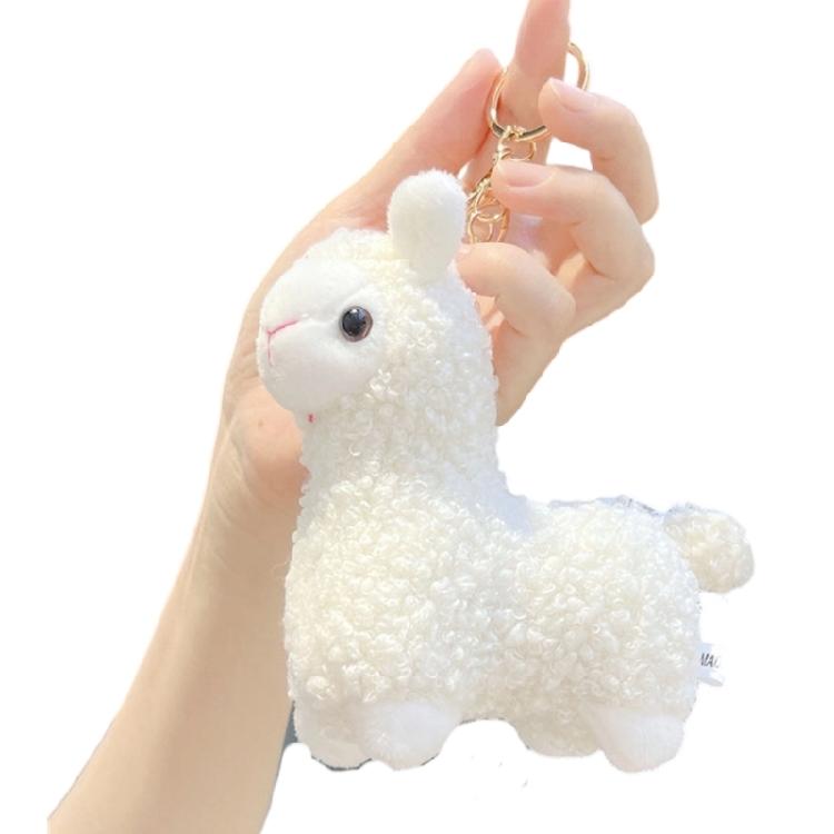 Mini Alpacas Themed Key Ring Cute And Practical Addition To Your Essential Lightweight Keychain Accessory